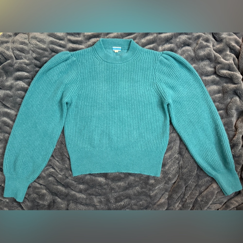 J. Crew Turquoise Cashmere Sweater